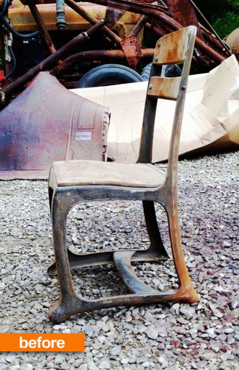 Old schools chairs like this are kind of inherently cool Philosophy Humor, Salon Chairs For Sale, Vintage School Chairs, Desk Chair Comfy, Vintage School Desk, I Love People, School Chair, School Chairs, School Desk