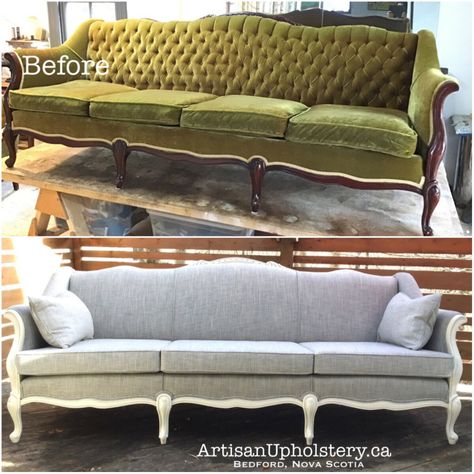 Photo Gallery – Artisan Upholstery Studio Reupholster Antique Couch, Antique Couch Reupholstered, Antique Sofa Makeover, Vintage Sofa Reupholstered, French Sofa Vintage, Upholstery Studio, Victorian Couch, Antique Couch, Sofa Reupholstered