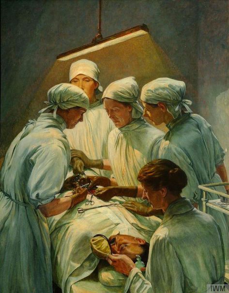 Surgery Art, Ww1 Art, Patriotic America, الفن الرقمي, Usa Military, Medical Wallpaper, Historical Painting, Vintage Medical, Medical Art