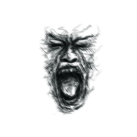 Illustration of Frustration Frustration Illustration Aesthetic, Angry Illustration Art, Drawing Frustration, Frustrated Drawing Reference, Frustrated Face Drawing, Drawing Fears Art, Anger Draw Reference, Frustrated Illustration, Angry Face Illustration