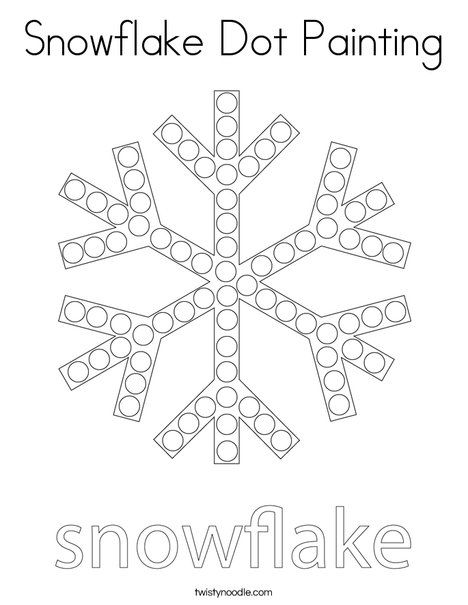 Snowflake Dot Painting Coloring Page - Twisty Noodle Exercise Challenges For Beginners, Dot Sticker Snowflake, Snowflake Projects For Toddlers, First Day Of Winter Crafts Preschool, Snowman Dot Painting, Winter Dot Painting Free Printable, Snowflake Preschool Activities, Snowflake Dot Painting, Snow Theme Preschool