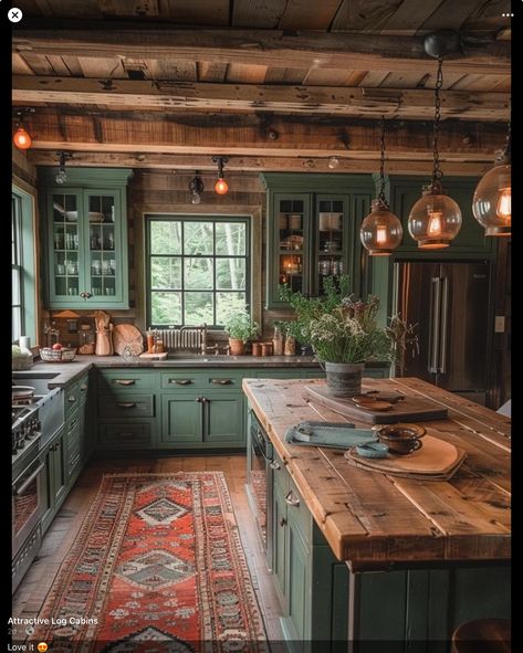 Vintage Home Ideas, English Bathroom, Cottagecore Bathroom, Earthy Kitchen, Green Kitchen Designs, Italian Bathroom, Cabin Kitchens, Casa Vintage, Vintage Cottagecore