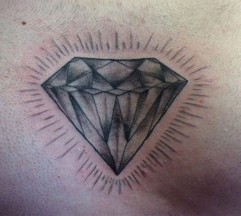 Chest piece, diamond, grey diamond, men with tattoos, mens chest piece, sternum, tattoo Men With Tattoos, Ship Tattoos, Diamond Tattoo Designs, Sternum Tattoo Design, Diamond Tattoo, Diamond Tattoos, Muster Tattoos, Angel Tattoo Designs, Ship Tattoo