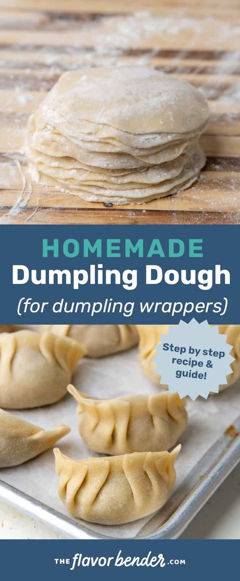 Homemade Dumplings Recipe, Dumpling Dough, Homemade Dumplings, Dumpling Wrappers, Natural Detergent, Wontons, Dumpling Recipe, Bread Recipes Homemade, Asian Cooking