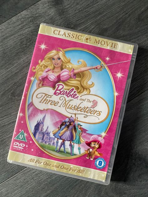 14/4/2023 #FamilyTime #MovieTime #Dvd #Movie #Film #Barbie #BarbieDvd #BarbieFilm Barbie Movies Collection, Barbie Movie Collection, Film Barbie, 2000s Things, Barbie Dvd, Dvd Collection, Dvd Nostalgia, Harry Potter Dvd Collection, The Three Musketeers