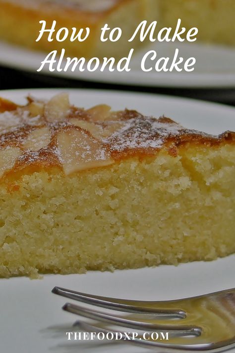 Italian Almond And Orange Cake, Orange And Almond Cake Recipes, Orange Almond Cake Recipe, Italian Almond Orange Cake, Orange Almond Poppyseed Cake, Mandarin Recipes, Almond Orange Cake, Tin Cakes, Vanilla Almond Cake