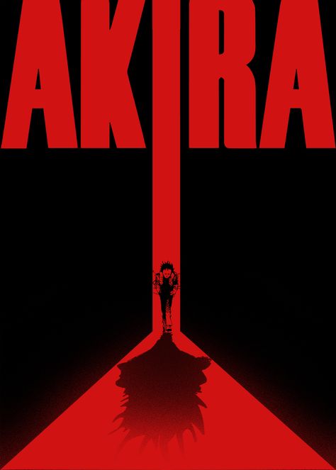 Akira Movie Poster, Poster Movie Ideas, Lyrics Typography Poster, Vintage Movie Posters Aesthetic, Akira Movie, Akira Poster, Akira 1988, Movie Art Poster, Adventure Wall Art