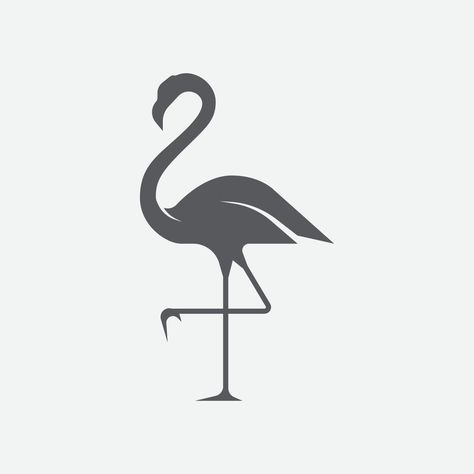 Flamingo icon design. Flamingo symbol. Vector illustration Flamingo Vector Illustration, Flamingo Illustration Graphics, Flamingo Icon, Flamingo Logo, Flamingo Vector, Flamingo Graphic, Flamingo Illustration, Animal Logos, Simple Sketch