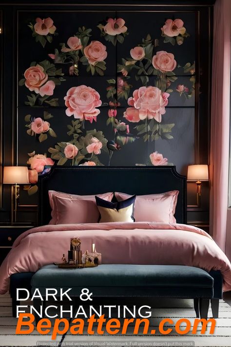 Chic Noir: Stylish Dark Home Decor Trends 2024
Bepattern.com Magenta Bedrooms, Kitchen Wall Decorating Ideas, Feminine Bedrooms, Pink Wallpaper Bedroom, Enchanting Bedroom, Dusty Pink Bedroom, Home Wall Colour, Rose Bedroom, Wall Decorating Ideas