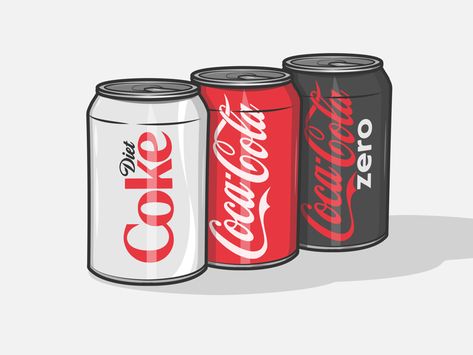 Pick your poison by Jack Royle Coke Illustration, Coca Zero, Coca Cola Wallpaper, Coca Cola Zero, Pick Your Poison, Pastel Designs, Cute Food Drawings, Trippy Wallpaper, Glue Book