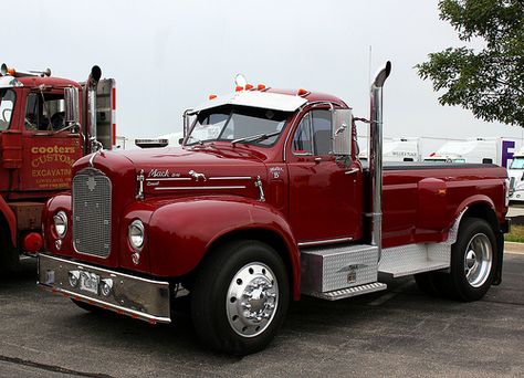 Mister "B" - 1965 Mack B-61 Pickup | Old Time Trucks Magazin… | Flickr Old Mack Trucks, Vintage Pickup Trucks, Custom Pickup Trucks, Custom Truck, Hand Trucks, Old Pickup Trucks, Chevy Pickup Trucks, Antique Trucks, Truck Yeah