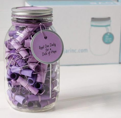 Jar Gift Ideas For Best Friend, Hope Box Ideas, Jar Gifts For Best Friend, Message Box Ideas, Cute Craft Gifts, Birthday Jar, Undangan Diy, Inspirational Reminders, Jar Gift Ideas