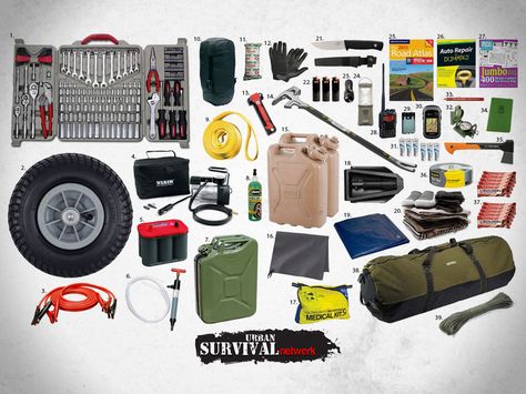 The Perfect Automotive Roadside Assistance Survival Gear For Your BOV Bug Out Vehicle 564x423 The Perfect Vehicle Emergency Survival Gear Fo... Bug Out Vehicle, Apocalypse Survival, Survival Equipment, Urban Survival, Bug Out Bag, Disaster Preparedness, Emergency Prepping, Roadside Assistance, Survival Tools