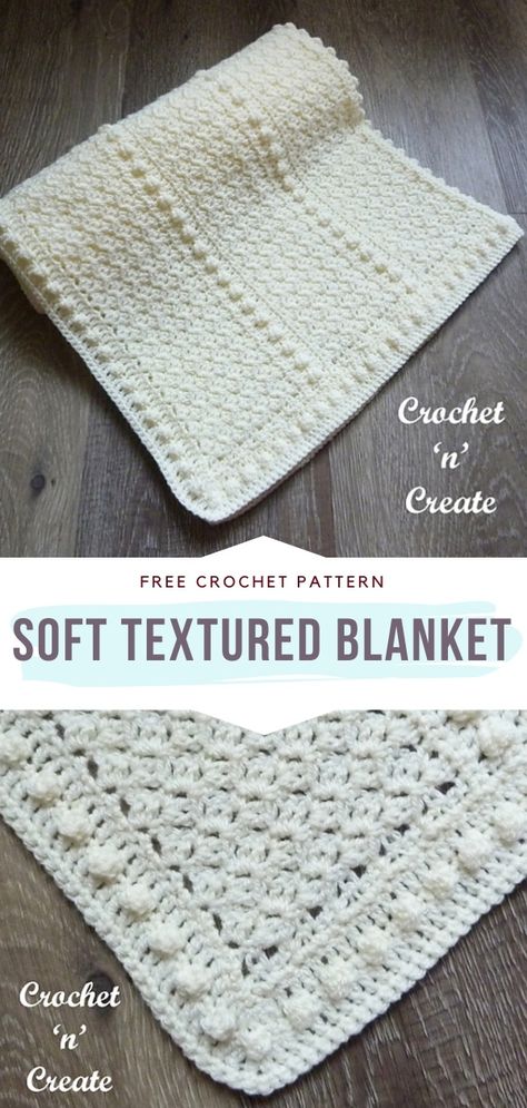 Quilt Trends, Crochet Patterns For Baby Blankets, Baby Blanket Ideas, Textured Blanket, Heirloom Baby Blankets, Baby Afghan Crochet Patterns, Textured Blankets, Crochet Baby Blanket Free Pattern