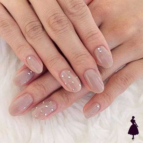 Pink And Beige Nails, Winter Make-up, Classy Winter Nails, Art Gel Nails, Fingernails Painted, Wedding Eyes, Wedding Nails French, Fingernail Designs, Asian Nails