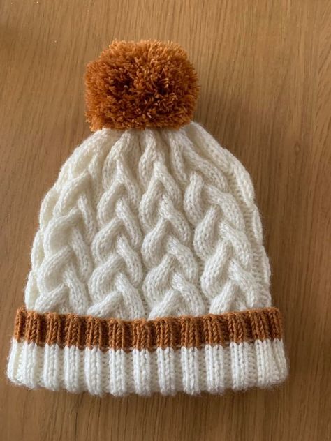 Child's Hand Knitted Cable Hat - Etsy Ireland Mens Knitted Scarf, Chevron Scarves, Cable Hat, Crochet Bag Tutorials, Loom Knitting Patterns, Cable Knit Hat, Crochet Sandals, Hat Knitting Patterns, Kids Hands