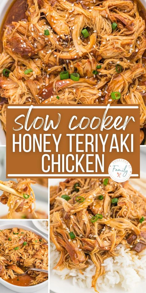 Crockpot Teriyaki Chicken Meal Prep, Teryokie Chicken Recipe Crockpot, Crockpot Sunday Dinner Chicken, Crockpot Recipes Long Cook Time, Fun Easy Crockpot Meals, Slow Cooker Chicken Teriyaki Easy, Easy Crockpot Chicken Teriyaki Recipe, Healthy Chicken Teriyaki Recipe Crockpot, Chicken Teriyaki Crockpot Easy