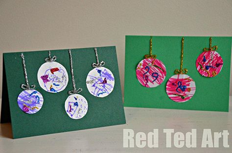 15 Christmas Cards Kids Can Make! | I Heart Arts n Crafts Toddler Christmas Cards, Christmas Crafts For Toddlers, Christmas Cards Kids, Christmas Arts And Crafts, Christmas School, Christmas Card Crafts, Preschool Christmas, Kids Calendar, Childrens Christmas