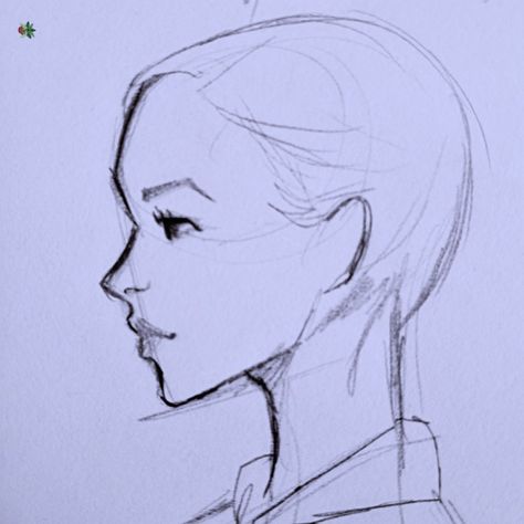 How Do Draw Side Profile, Side Face Drawing Female, Drawing Inspo Side Profile, How To Sketch A Side Profile, Nose Side Profile Drawing Step By Step, Drawing A Side Face, Drawing Faces From The Side, Drawing Of A Side Profile, Side Of A Face Drawing