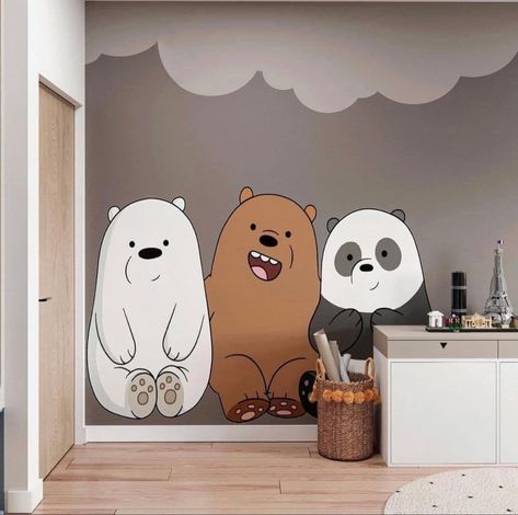 Bedroom Wall Painting Ideas Creativity, Simple Wall Paintings, Wall Drawings, Creative Wall Painting, Wall Art Diy Paint, Kids Room Paint, Diy Wall Painting, Room Wall Painting, Wall Painting Decor