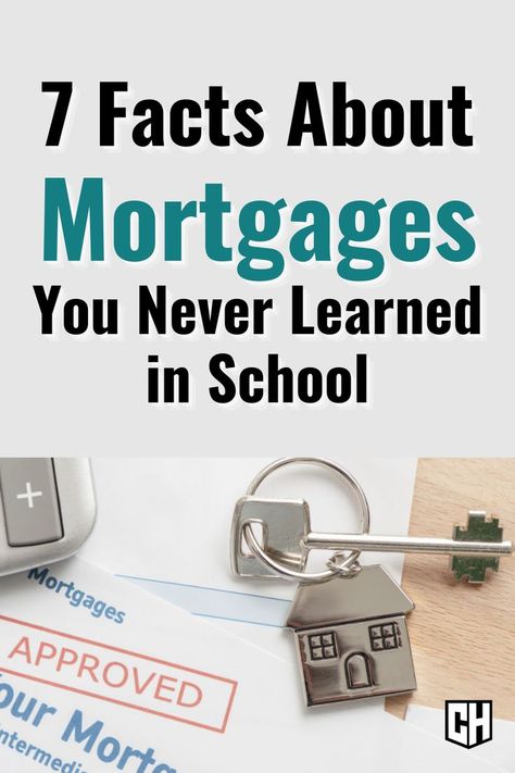 7 Facts About Mortgages You Never Learned in School Mortgage Approval, Mortgage Payoff, Buy A House, Mortgage Tips, Money Management Advice, Get A Loan, Debt Management, Mortgage Calculator, Down Payment