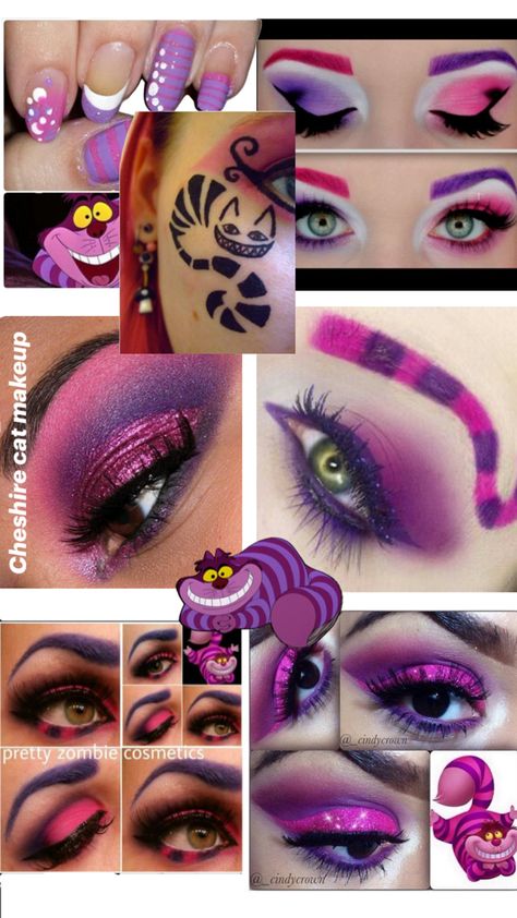 Chesire Cat Costume, Cat Costume Makeup, Cheshire Cat Makeup, Cheshire Cat Halloween, Alice In Wonderland Makeup, Cheshire Cat Costume, Wonderland Makeup, Circus Makeup, Cat Halloween Makeup