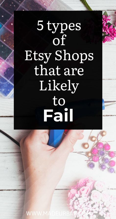 There are 5 common mistakes that make an Etsy shop more likely to fail. Avoid them and you have a better chance of succeeding. Starting Etsy Shop, Making Money On Etsy, Etsy Hacks, Starting An Etsy Business, Digital Art Software, Etsy Shop Branding, Etsy Branding, Etsy Success, Etsy Seo