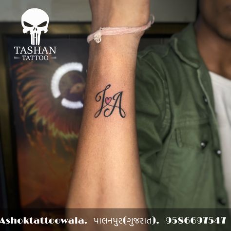 TashanTattoo
AshokTattooWala
S.20. Tirupati plaza
Opp. New bus stand
Near gd modi collage
Palanpur (gujrat)
9586697547
9687533310 Aj Tattoo Design, J A Tattoo, Initials Tattoo Ideas, Ja Tattoo, J Tattoo, Simple Tattoos For Women, Letter Tattoo, Calendar Background, Initial Tattoo