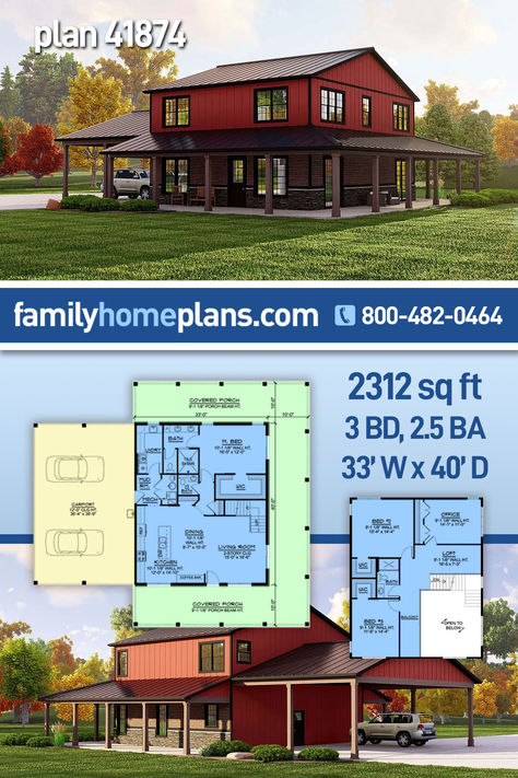 Loft Floor Plan, House Plans 2 Story, Loft Floor Plans, Farm Painting, Farm Building, Barndominium House, Metal Building House Plans, Property Ideas, House Plan With Loft