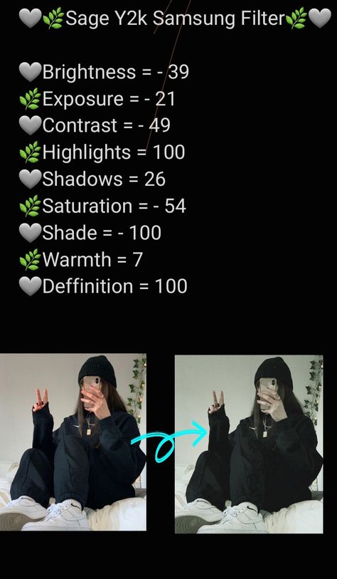 Android Photo Ideas, Phone Filters Photo Editing Android, Camera Edits Samsung, Vintage Photo Editing Android, Photo Editing Tips Android, Filters On Android, Photo Edit Settings Android, Aesthetic Photo Settings Android, Photo Adjustments Android