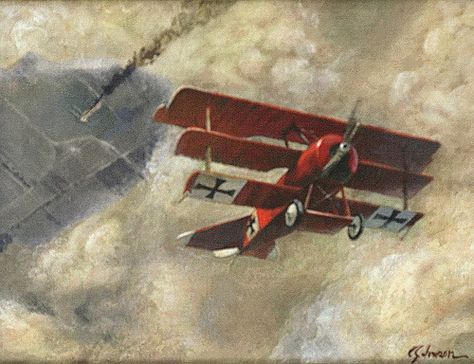 Red Baron Plane, Manfred Von Richthofen, Wwi Aircraft, Ww1 Airplanes, Ww1 Planes, The Red Baron, Luftwaffe Planes, Aircraft Images, Poster Vintage Retro