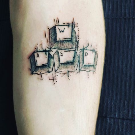 Computer Tattoo, Geometric Tattoo Pattern, Video Game Tattoos, Mangas Tattoo, Gamer Tattoos, Video Game Tattoo, Geek Tattoo, Gaming Tattoo, Poster Designs