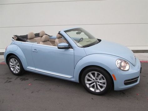 The 2015 Volkswagen Beetle Convertible, the optional 2.0-liter diesel motor with 10 horsepower, but also provides a slight increase in fuel ... 2015 Volkswagen Beetle, Volkswagen Convertible, Vw Beetle Convertible, Volkswagen Beetle Convertible, Bug Car, Beetle Car, Volkswagen Bug, Girly Car, Beige Interior