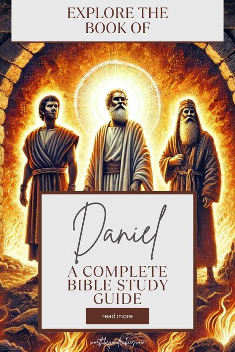 3 MEN IN FIERY FURNACE Daniel Bible Study, Deep Bible Study, Daniel In The Bible, Daniel Bible, Couples Bible Study, Sovereignty Of God, Bible Character Study, The Book Of Daniel, Bible Study Videos