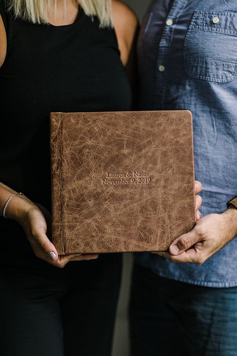 Leather Wedding Album Cover, Leather Wedding Album, Wedding Album Cover, Wedding Album Design, Wedding Albums, Leather Ideas, Leather Wedding, Album Design, Wedding Album