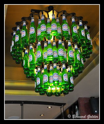 Cool Chandeliers, Bottle Chandelier, Ultimate Man Cave, Man Cave Basement, Man Cave Home Bar, Woman Cave, Deco Originale, Man Cave Ideas, Deco Luminaire