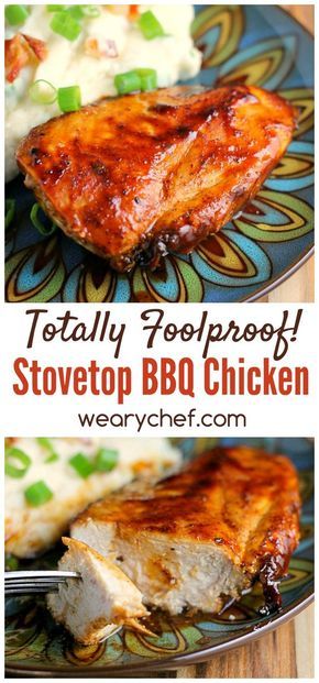 Stovetop Bbq Chicken, Chicken Recipes Easy Quick, Recipes Easy Quick, Chicken Recipes Easy, Easy Bbq Chicken, Barbecue Chicken Recipe, Bbq Chicken Breast, Bbq Chicken Recipes, Stove Top Recipes