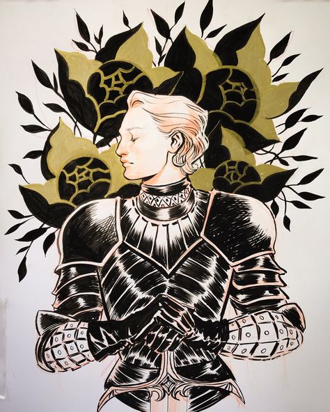 Fortes Fortuna Adiuvat, Gwendolyn Christie, Game Of Thrones Artwork, Brienne Of Tarth, Arte Nerd, Got Game Of Thrones, Asoiaf Art, Gra O Tron, Games Of Thrones