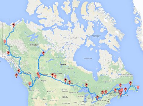 Canada has nothing to envy the US when it comes to road trip possibilities. Cross Canada Road Trip, Canadian Road Trip, Road Trip Routes, Canadian Travel, Canada Road Trip, Road Trippin, To Infinity And Beyond, Future Travel, North America Travel