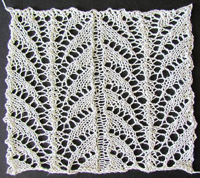 Fern leaf lace insertion knit from a Victorian era knitting pattern Lace Insertion, Eva Marie, Modern Knitting, Fern Leaf, Lace Knitting Patterns, Knitted Wit, Arm Knitting, Knit Stitch Patterns, Knitting Charts