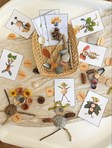 Reggio Emilia Activities Preschool, Reggio Emilia Art, Natural Loose Parts, Reggio Emilia Preschool, Fall Kindergarten Activities, Art Provocations, Reggio Emilia Classroom, Craft Activities For Toddlers, Reggio Emilia Inspired