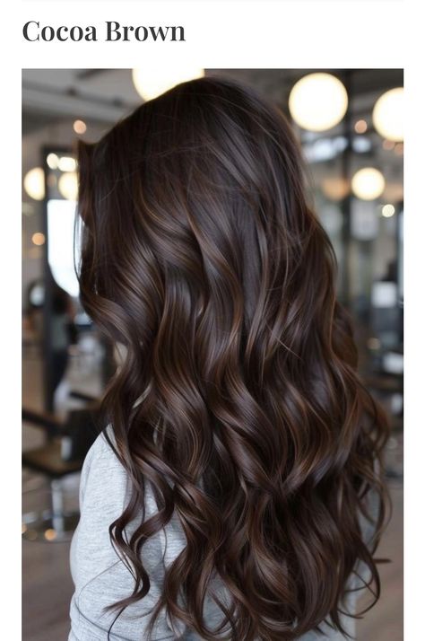 Dark Brown Hair With Lowlights Balayage, Light Brown With Dark Brown Lowlights, Dark Chocolate Brown Hair With Lowlights, Chocolate Brown Hair With Lowlights, Warm Chocolate Brown Hair Rich Brunette, Different Brown Hair, Low Light Hair Color, Different Brown Hair Colors, Rich Girl Hair