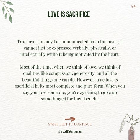 "true love is sacrificial in its most complete and pure form" #realfatmananspeaks #realfatmanansreflections Sacrifice In Relationships Quotes, Love Requires Sacrifice Quotes, Sacrificial Love Quotes, Sacrifices For Love Quotes, Sacrifice For Love Quotes, Quotes About Sacrifice For Love, Love Is Sacrifice Quotes, Sacrifice Love Quotes, Sacrifice Quotes Relationship