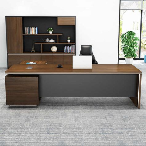 Source Modern office desk furniture executive office desk table wooden office table on m.alibaba.com Office Md Table Design, Md Cabin Table, Md Table Design, Md Table Design Office, Md Cabin Interior Office Modern, Executive Table Design, Manager Cabin, Md Table, Office Table Design Modern