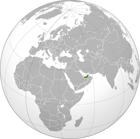 File:United Arab Emirates (orthographic projection).svg Orthographic Projection, Italian Empire, Country Information, الإمارات العربية المتحدة, Kingdom Of Italy, United Nations Security Council, Middle Eastern Culture, Arabian Peninsula, Western Asia