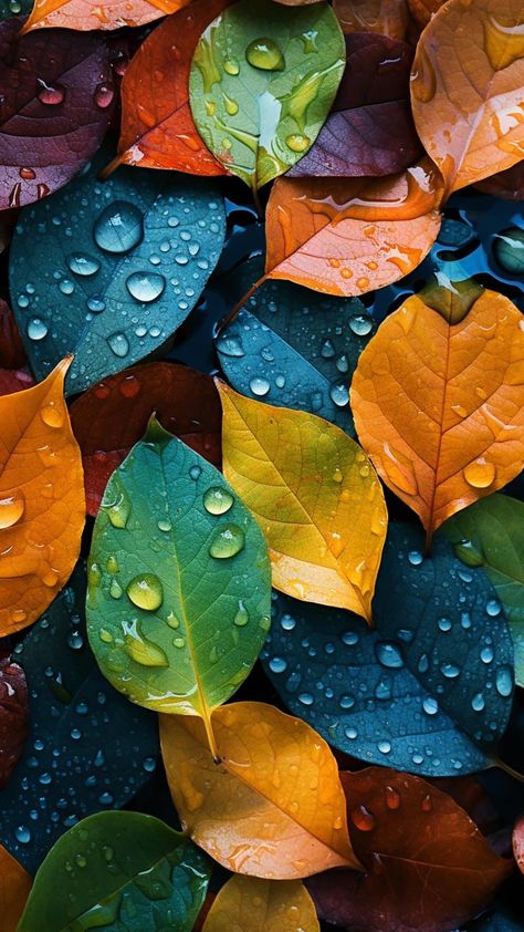 Rainbow Leaves, Room Mat, Autumn Breeze, Unique Fall, Flower Background, Flower Background Wallpaper, Beautiful Autumn, Falling Leaves, Fall Pictures