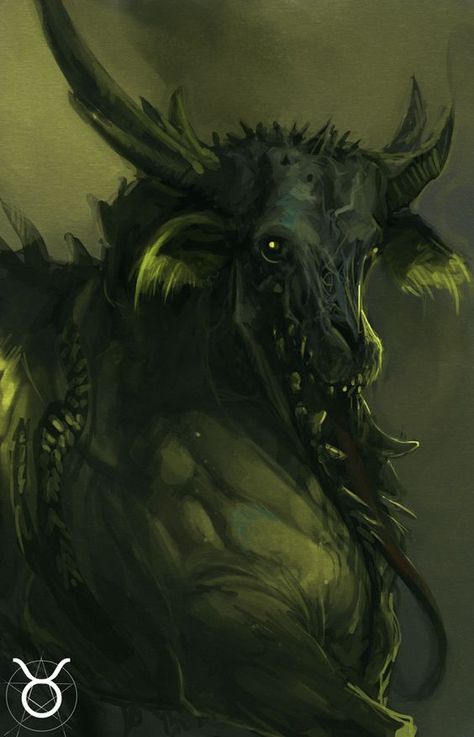 A Minotaur from the wild northlands showing the warping affects of CHAOS across his body.  These beasts are savage and deadly opponents in their own right, but coupled with the influence of CHAOS, they become a whole new danger for even the most hardy of warriors. Bull Monster, Taurus Wallpaper, Eldritch Horrors, Taurus Art, Taurus Bull, Bull Art, Zodiac Taurus, The Minotaur, Cthulhu Mythos