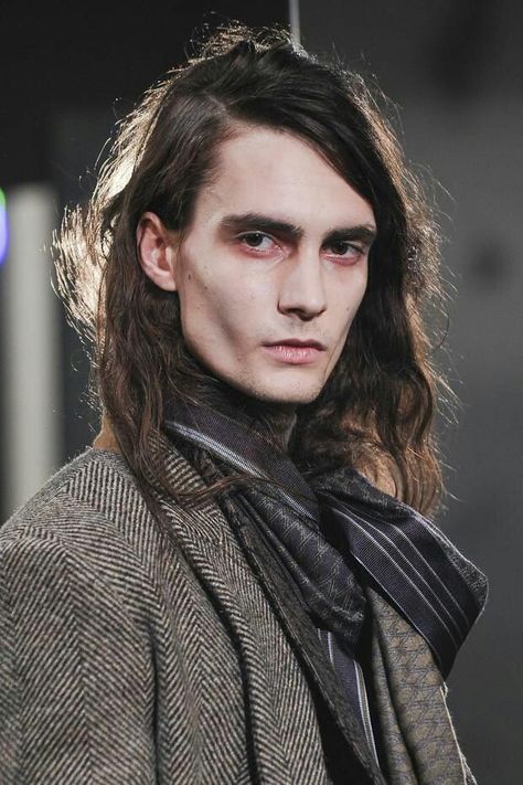 For Garcin I picture him with a tired appearance. The dark eyes and the sunken checks go to Garcin. Male Runway, Mens Makeup, Historical Makeup, Eye Reference, Sunken Eyes, Runway Hair, Search Google, Character Inspiration Male, Runway Makeup