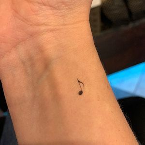 Small Music Tattoos, Hidden Tattoos, Music Note Tattoo, Music Tattoo Designs, Note Tattoo, Infinity Tattoos, Cute Tiny Tattoos, Small Hand Tattoos, Cool Small Tattoos