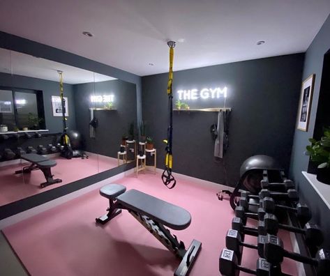 If you are planning to use a certain space in your home to exercise, let’s take a look in the article below for more home gym decor ideas. Whether it's a small space in your garage or you want to combine the guest room with the home gym, you will find more inspiration here. From home gym decor ideas to create spacious silhouettes to motivational and inspiring home gym, we guarantee you will find the best choice that is suitable for you. Let’s jump to the list! Home Gym Ideas Small Basements, Home Gym Decor Ideas, Small Gym Room, Gym Decor Ideas, Gym Decorating Ideas, Gym Room Ideas, Basement Home Gym, Small Home Gym Ideas, Home Gym Basement